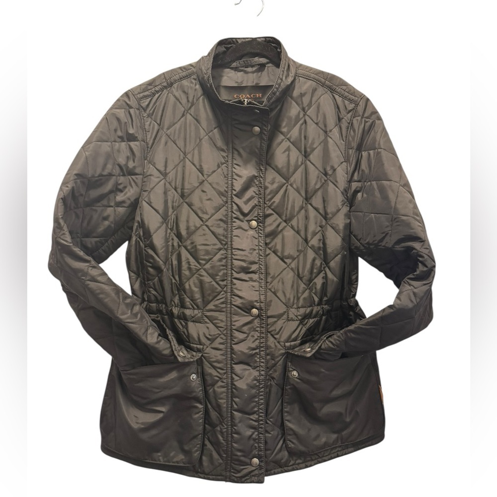 Coach Black Quilted Light Street Jacket